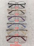 Metal frame for glasses with spring hinges Defile D1246AJ