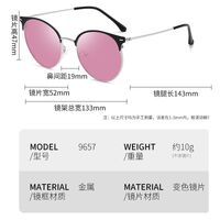 Photochromic glasses with blue light and UV protection 9657-GT