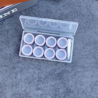 Mini soft contact lens kit with 4 containers J1-6多副磨砂套装