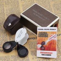 Лупа складная со светофильтром 7810A, диаметр: 21 мм, увеличение: 30X