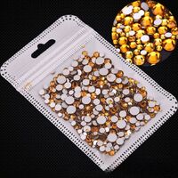 Set of rhinestones with flat bottom for decorating frames and glasses, 39 colors, PD0006