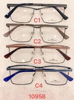 Metal frame for glasses with spring hinges 1095B