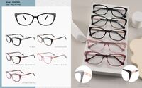 Combined plastic acetate + metal frame for women Big City MS8396B