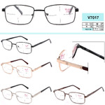 Очки мужские металлические с флексами Vizzini V7017, диоптрии +0,75 до +4,00/+6.00 (шаг 0,25/0,50); -1,00 до -3,00/-8,00 (шаг 0,25/0,50), ли