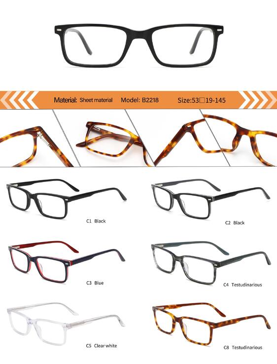 Оправа пластиковая из ацетата женская с флексом B2218-DA