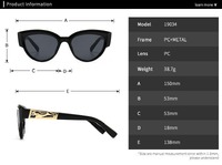 Sunglasses Elit in retro style cat eye 1738