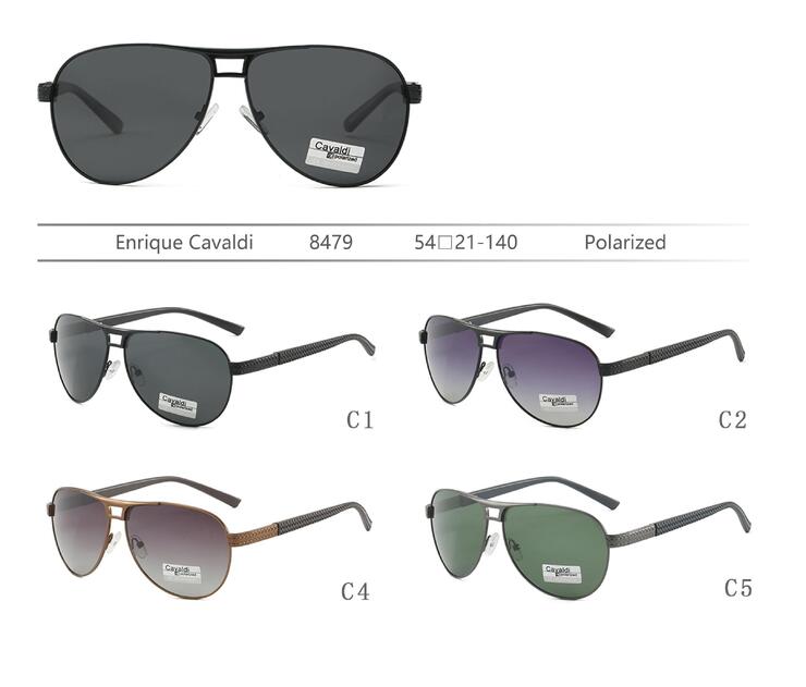 Polarized metal sunglasses Enrique Cavaldi EC8479