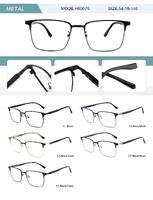 Metal frame for men with spring hinges H90575-DA