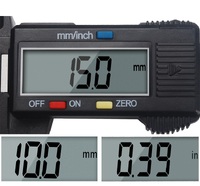 Штангенциркуль электронный серебряный в блистерной упаковке