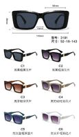 PC plastic sunglasses with plastic hinge 3191W