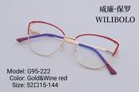 Metal ultrathin frames, with spring hinges Wilibolo G95-222