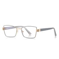 Metal + TR90 plastic Blue Blocker glasses frame for women with UV and blue light protection lenses More FCS3171
