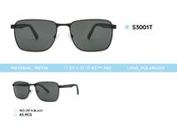 Metal frame polarized sunglasses S3001T