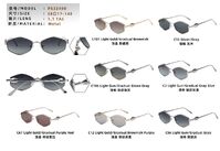 Polarized metal sunglasses for men Leke PS33490