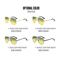 Очки металлические фотохромные с защитой от синего света 3025L-GT