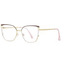 Очки металлические с защитой от синего света 9752-GT