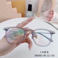 Hybrid frame, metal + TR90, with Blue Block coating SANTA M8083