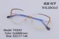 Оправа металл + TR90 ультратонкая женская Wilibolo TR3051