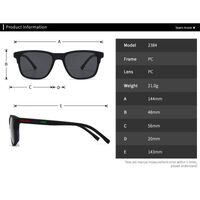 Plastic polarized men's sunglasses Elit 2384-EL