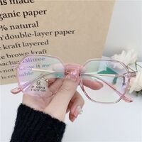 Hybrid frame, metal + TR90, with Blue Block coating SANTA M8014