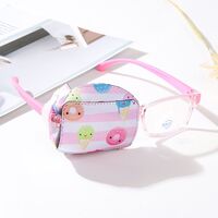 3D occluder for glasses, children's eye cartoon eye patch mask for amblyopia, strabismus, after surgery