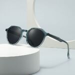 Пластиковые поляризационные солнцезащитные очки в круглой оправе Elit 10048-EL