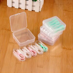 Set of 5 mini soft contact lens kits SC-2010剪刀夹5个装