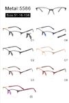 Оправа металлическая полуободковая с мягким носоупором и флексом 5586-DA