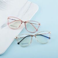 TR90 plastic frame or glasses with blue light protection, with spring hinges FA87124