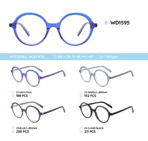Plastic acetate eyeglasses frame WD1595