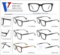 Plastic acetate frame with spring hinges D5019-DA