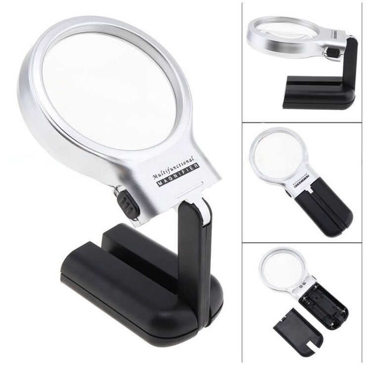 Tabletop magnifying glass with backlight 7006-XX, magnification: 3Х