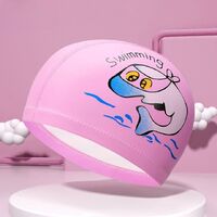 Polyvinylchloride waterproof swimming cap for kids 儿童PU帽-YU