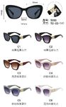 PC plastic sunglasses with metal hinge 5090W