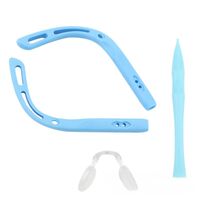 Kit: Silicone glasses sleeves, 60*42 mm + silicone nose pad + accessories (price per set)