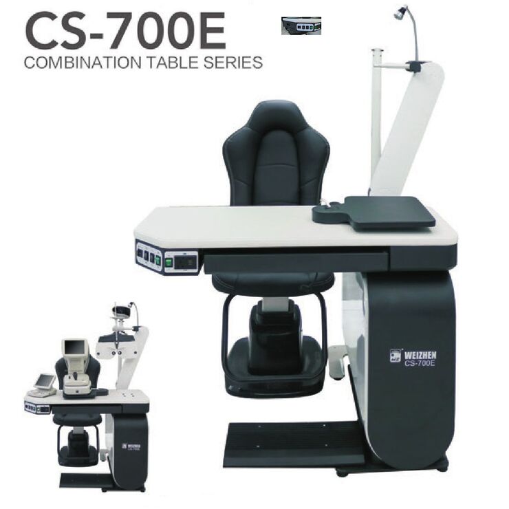 Ophthalmologist workstation, combined table + chair CS-700E, tabletop 1120*470 mm