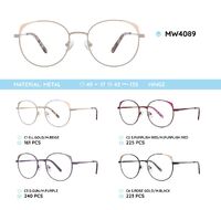 Metal women's frame for glasses MW4089