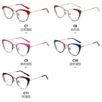 TR90 plastic frame or glasses with blue light protection, with spring hinges FA87007 