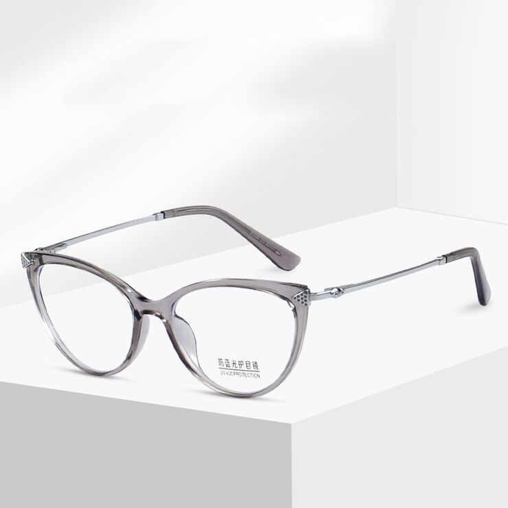 Оправа комбинированная с линзами Blue Ray Cut и флексом MAMO Z1026