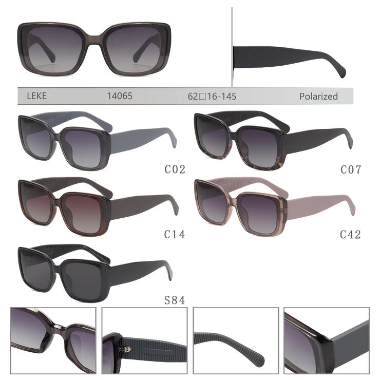 Polarized plastic sunglasses for women Leke LK14065
