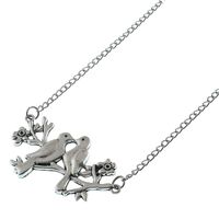Металлическая нескользящая цепочка серебряного цвета, с веткой для птиц, для очков и масок GL069