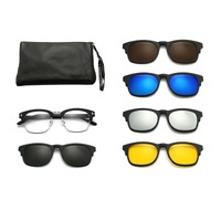 El Dorado frames with polarized sunshades set (clip-on) on magnet 2273T (5 pieces) 