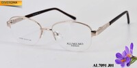 Metal eyeglass frame, material steel Allmilmo AL7091