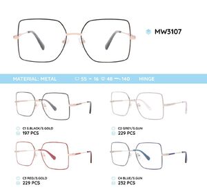 Metal women's frame for glasses MW3107
