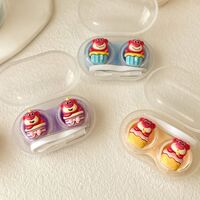 Мини-набор для мягких контактных линз PP-X69底坐玫红熊