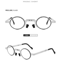 Plastic reading  glasses folding with case 6029-皮套, diopters from +1,00 to +4.00 RMC=62-64