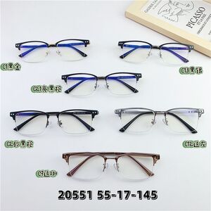 Оправа полуободковая гибридная, металл + TR90, линзы SANTA 20551