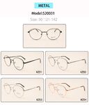Metal eyeglasses frame for men with spring hinges Tettys Ageless 520031 (item in stock)