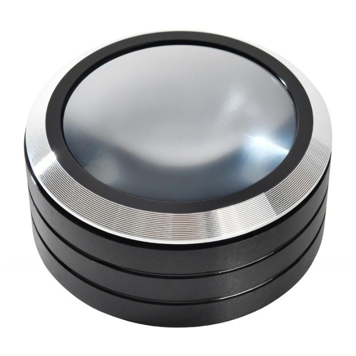 Reading magnifier, cylinder magnifying glass with backlight 1269, magnification: 5X
