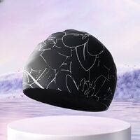Silicone waterproof swimming cap for adults GJ002-YU